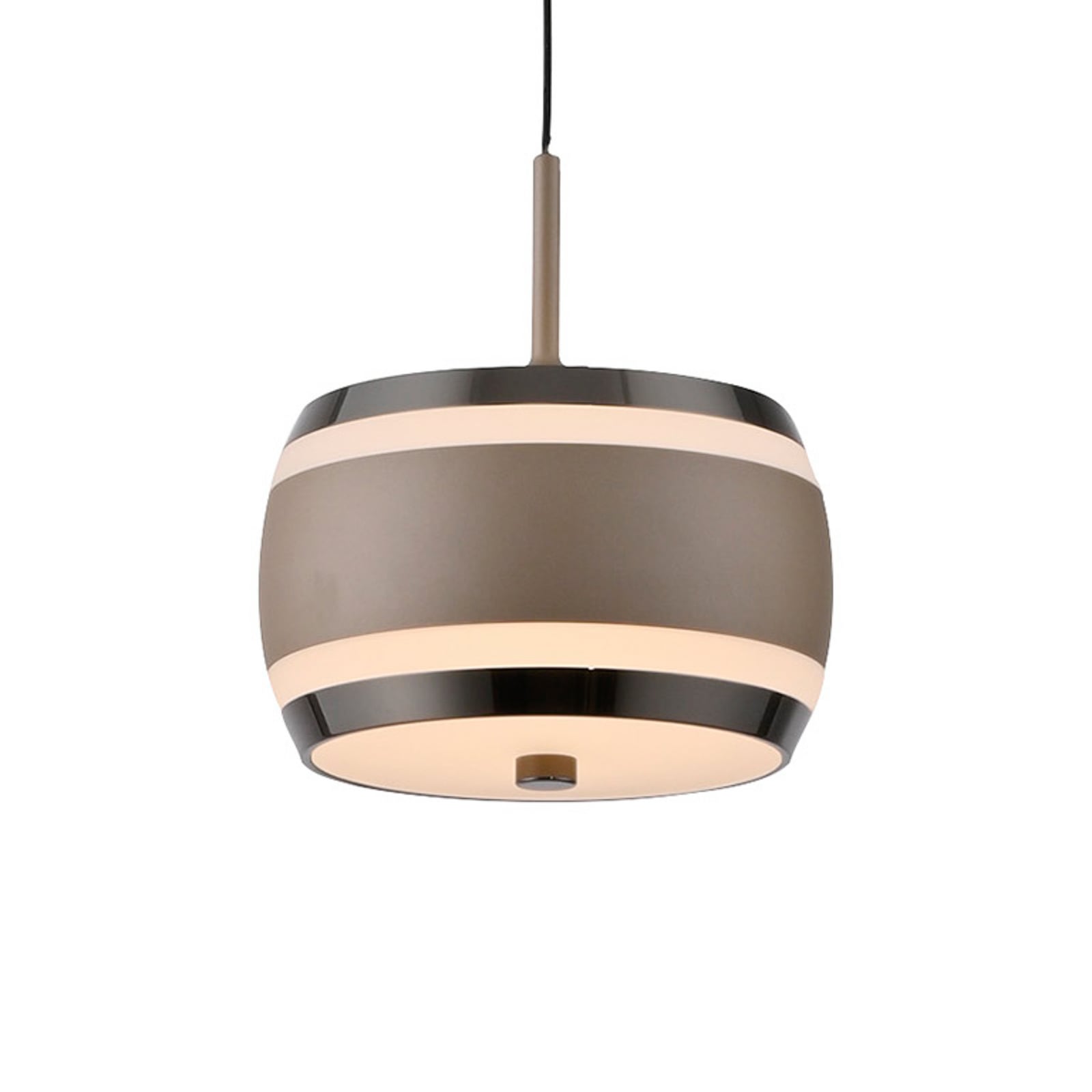 LED pendellampe Falling Rings bronse forfra