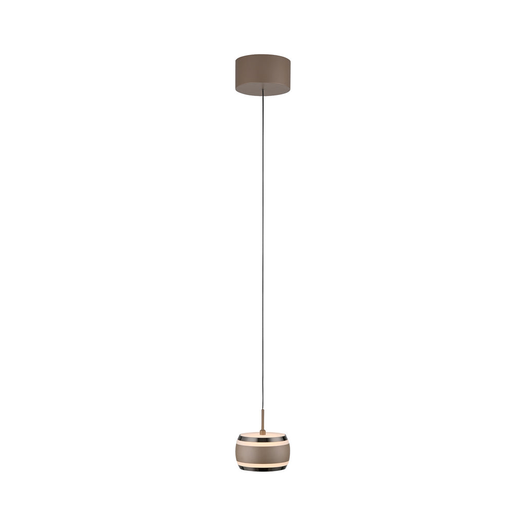LED pendellampe Falling Rings bronse detalj av fjernkontroll