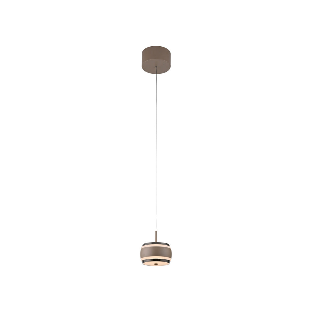 LED pendellampe Falling Rings bronse montert i rom