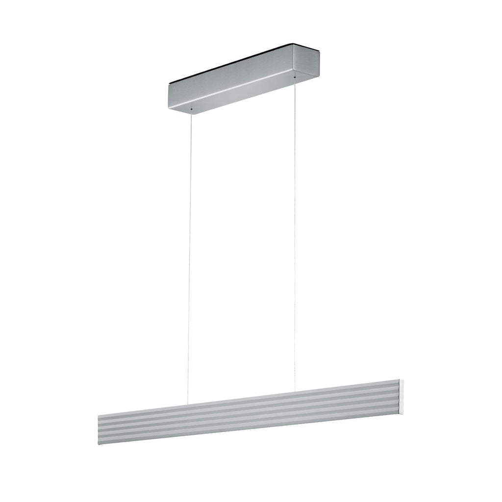 LED pendellampe Fara opp/ned dimbar matt nikkel 92 cm 43W forfra