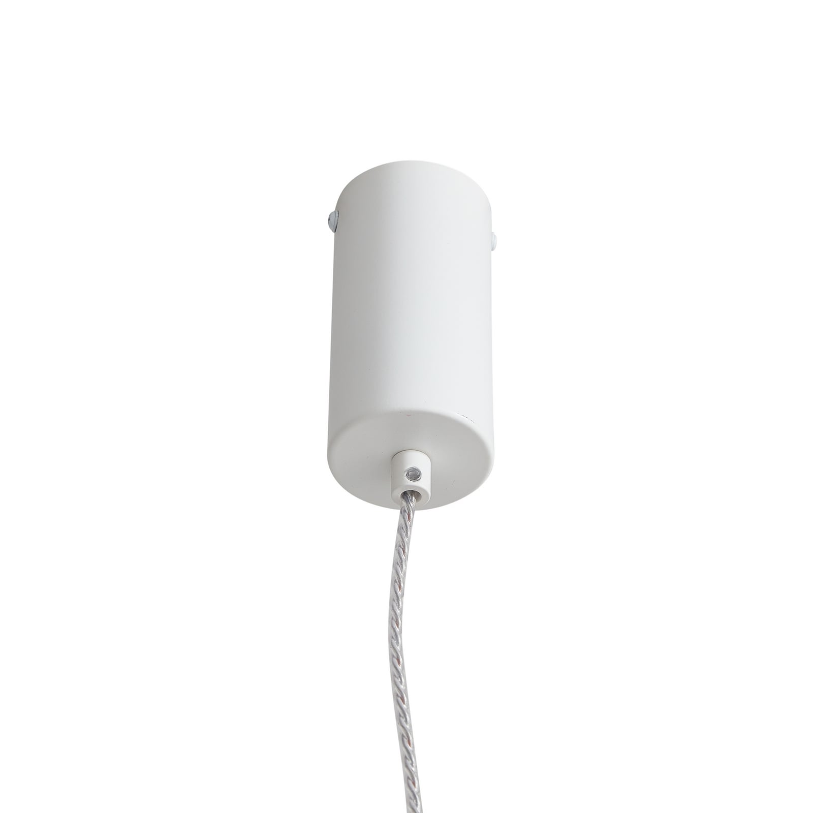 LED pendellampe Fay glass oransje/mørkegrønn sideprofil