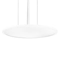 LED pendellampe FL Round 555 rund hvit forfra