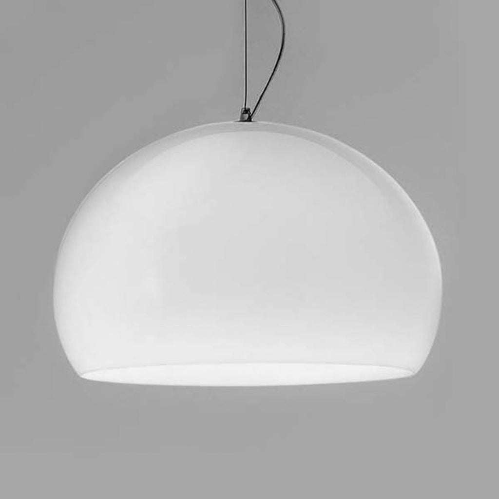 Montert LED pendellampe FL/Y dimbar hvit akryl Ø52 cm E27 - Kartell i rom