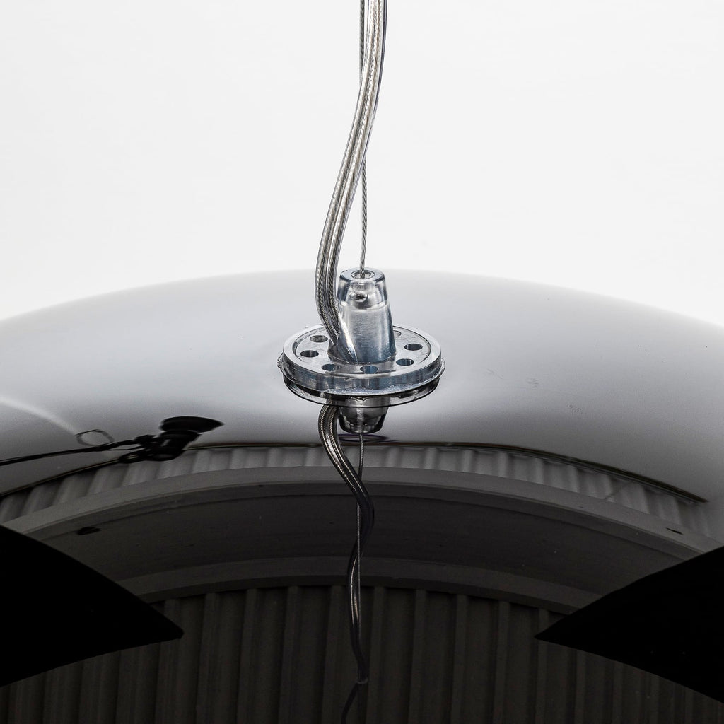 LED pendellampe FL/Y dimbar svart akryl nærbilde