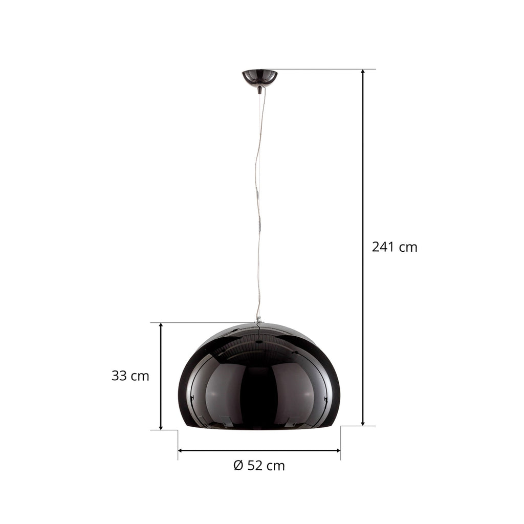 LED pendellampe FL/Y dimbar svart akryl design