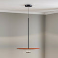 LED pendellampe Flat dimbar terracotta Ø55 cm forfra