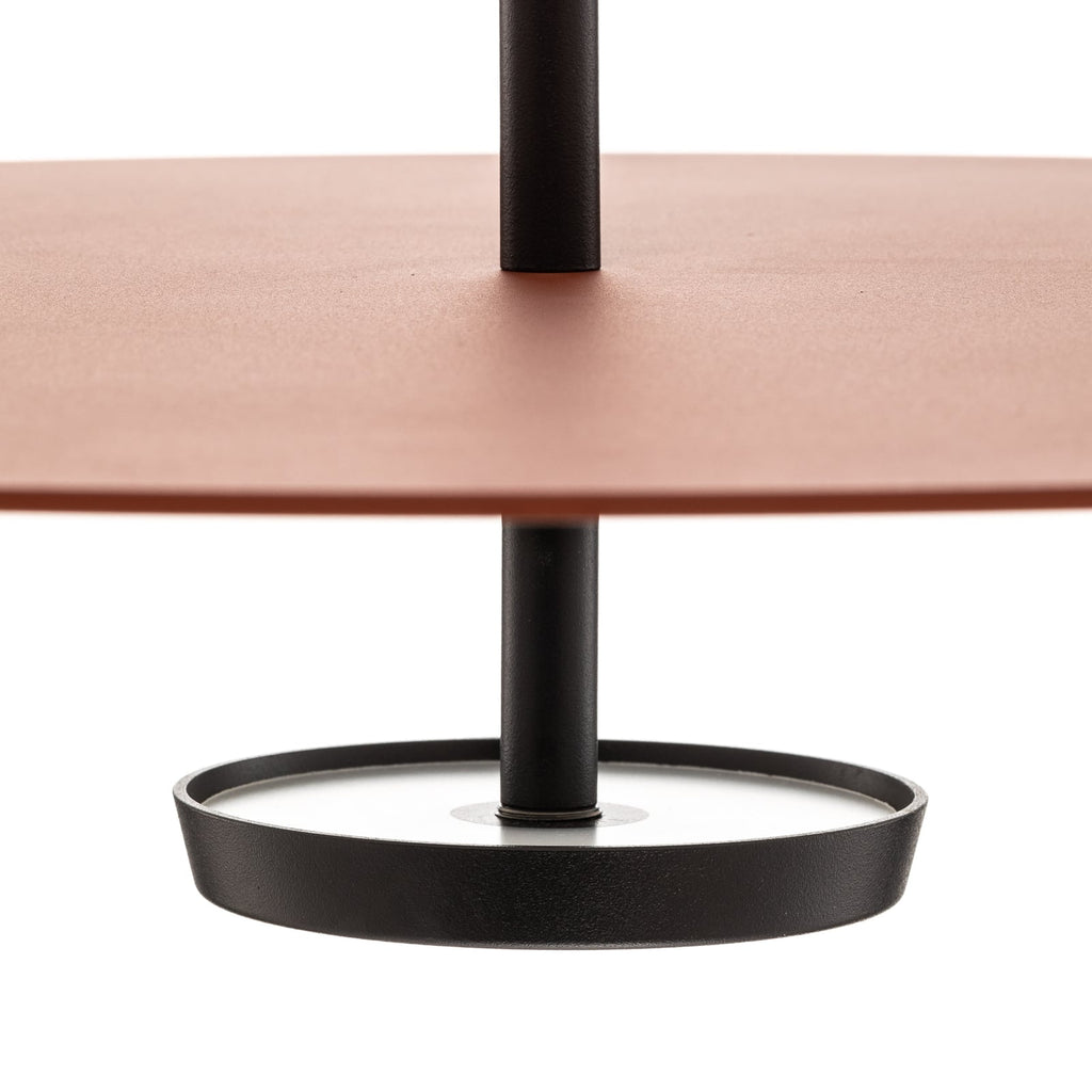 LED pendellampe Flat dimbar terracotta Ø55 cm oppheng