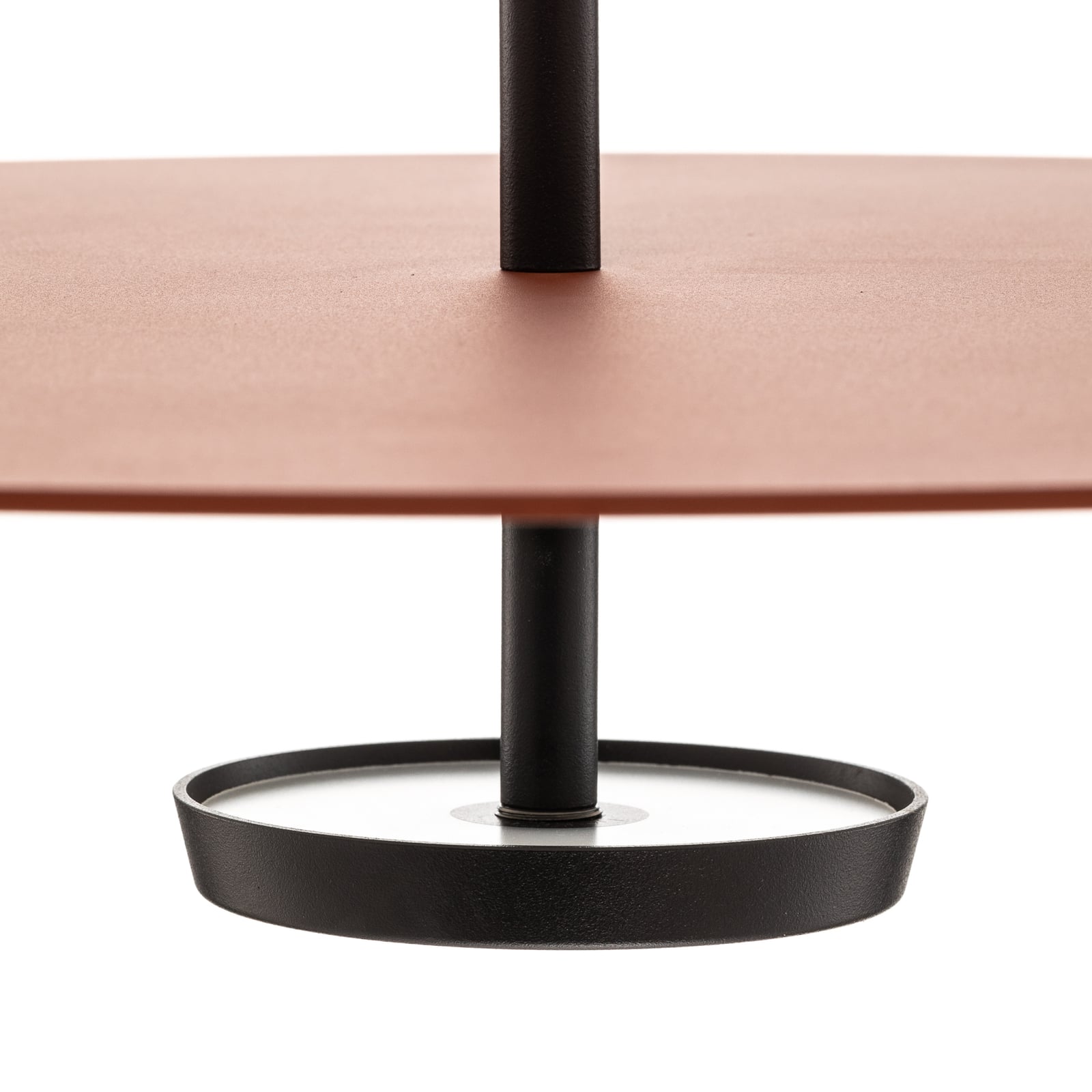LED pendellampe Flat dimbar terracotta Ø55 cm oppheng