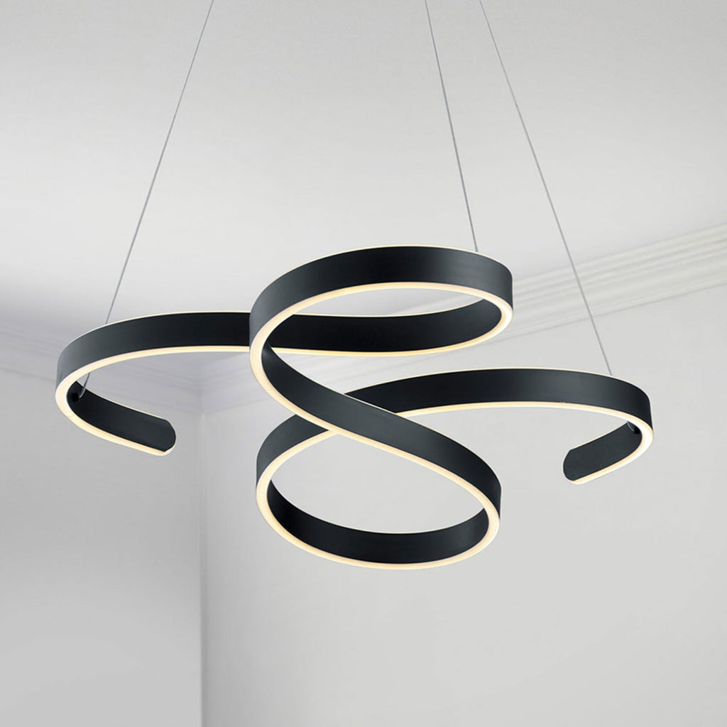 LED pendellampe Francis antrasitt dimbar metall 52W forfra