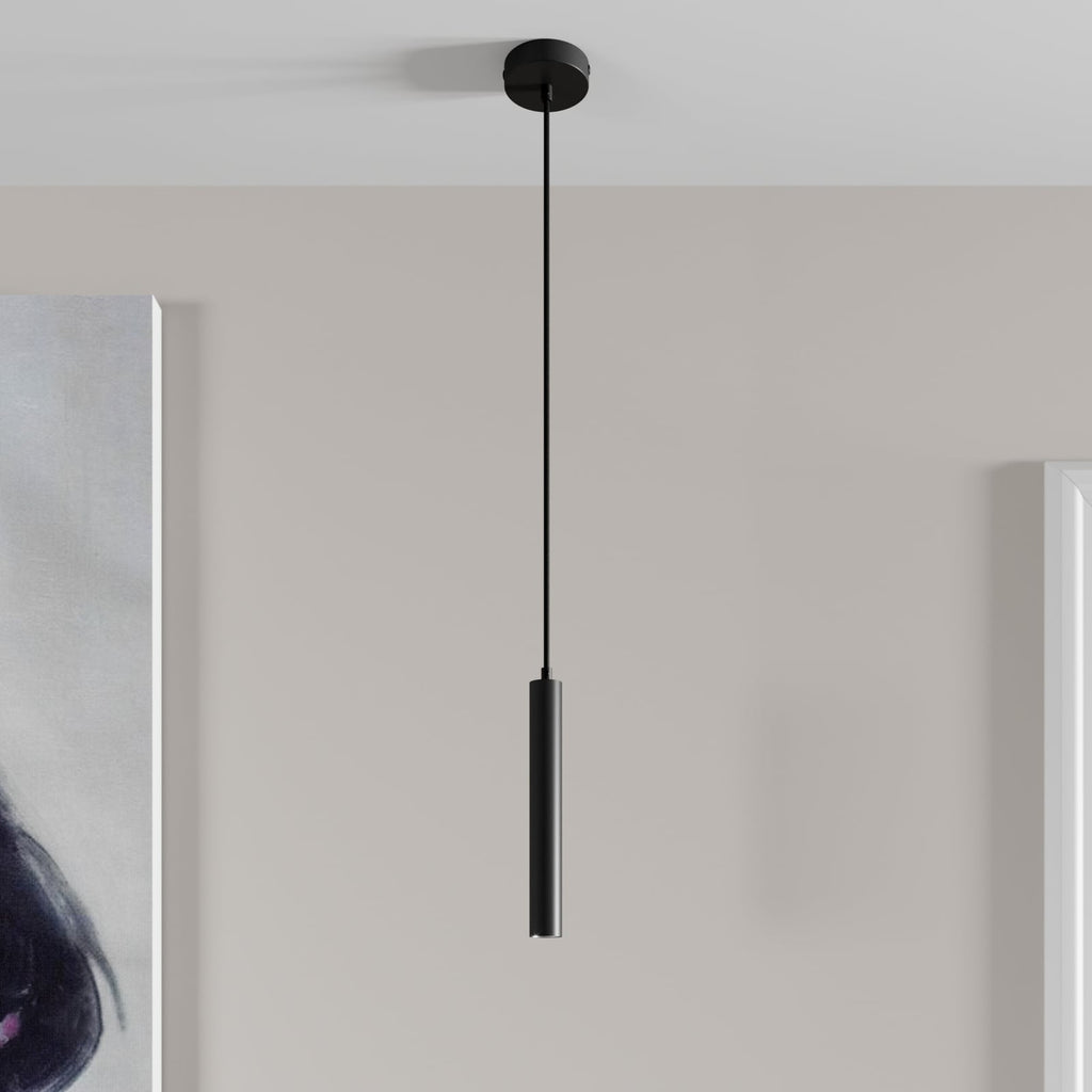 LED pendellampe Franka svart aluminium bakside