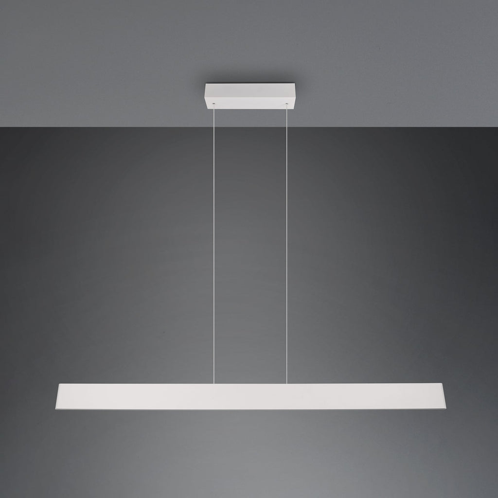 LED pendellampe Galway lysegrå 150 cm nærbilde av touchdimmer