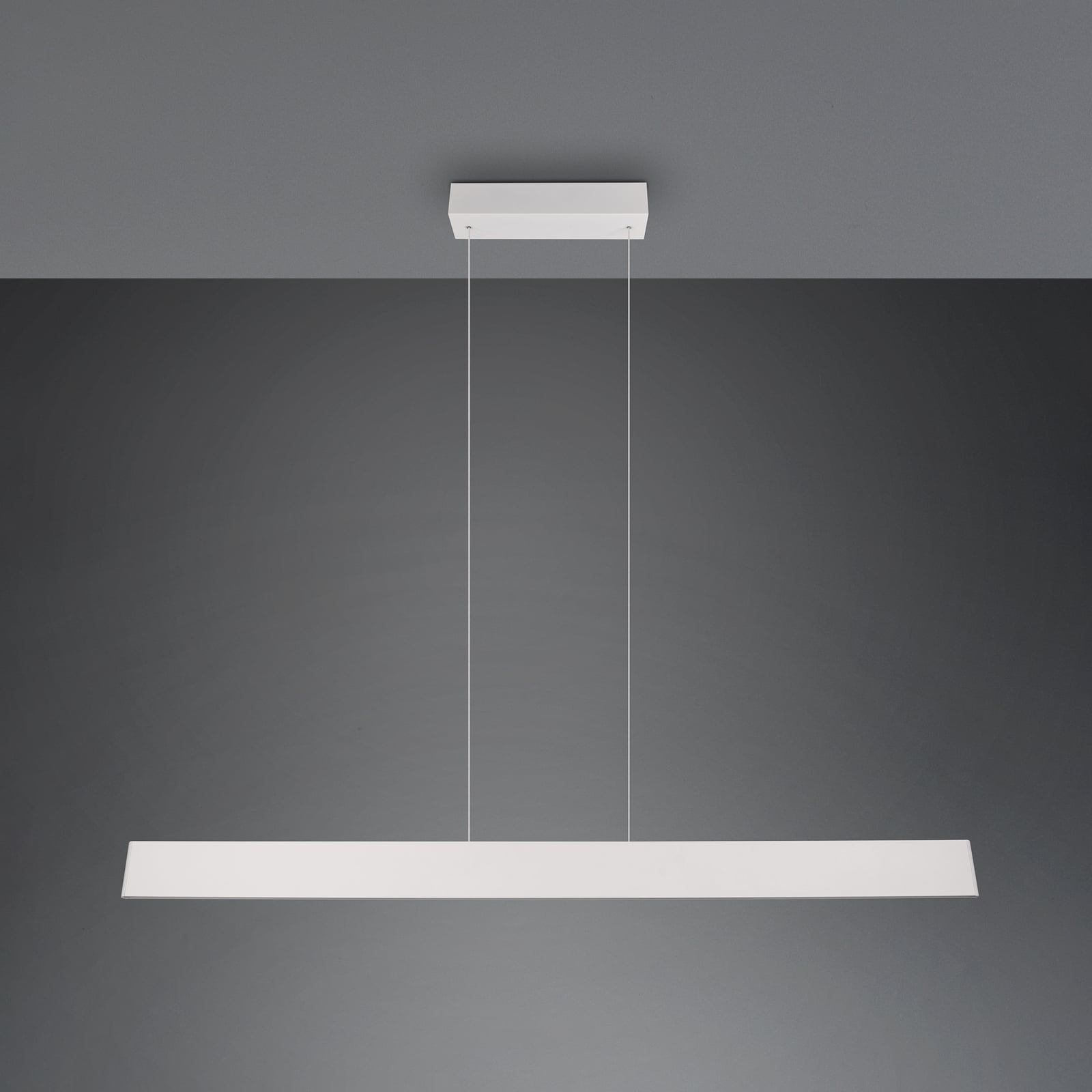 LED pendellampe Galway lysegrå 150 cm nærbilde av touchdimmer