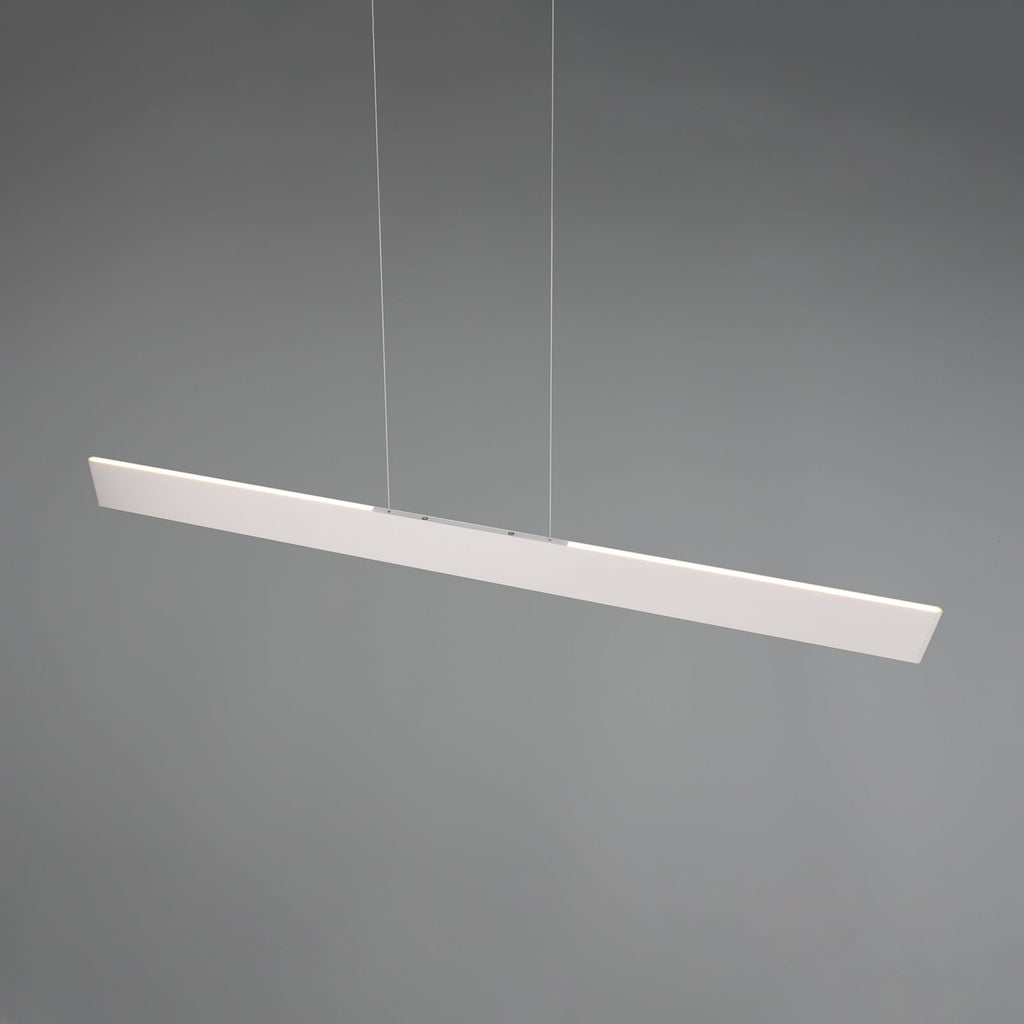 LED pendellampe Galway lysegrå 150 cm bakside med oppheng
