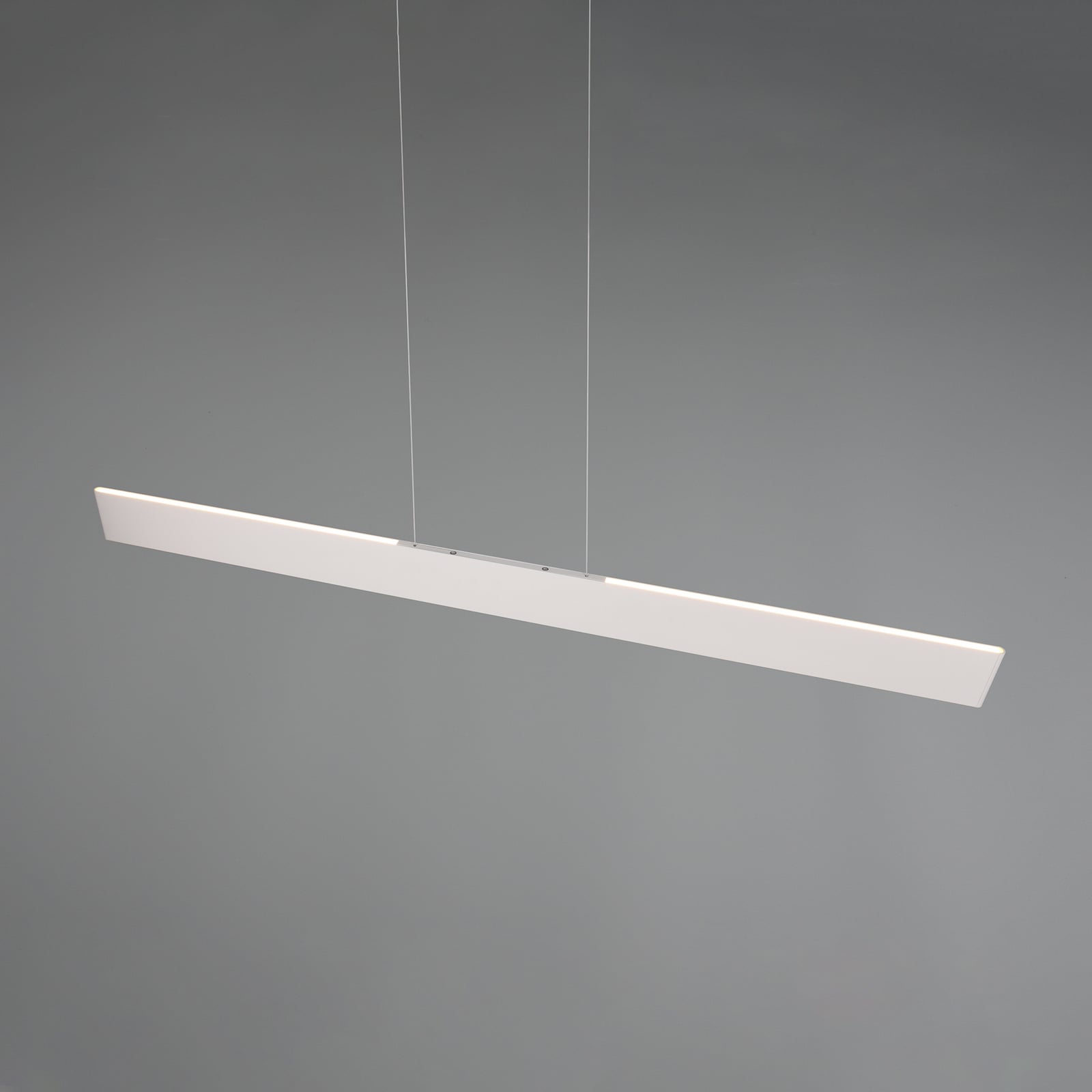 LED pendellampe Galway lysegrå 150 cm bakside med oppheng