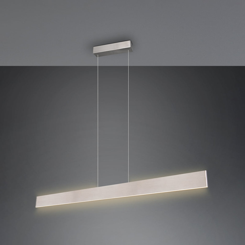LED pendellampe Galway matt nikkel CCT dimbar detalj av metall