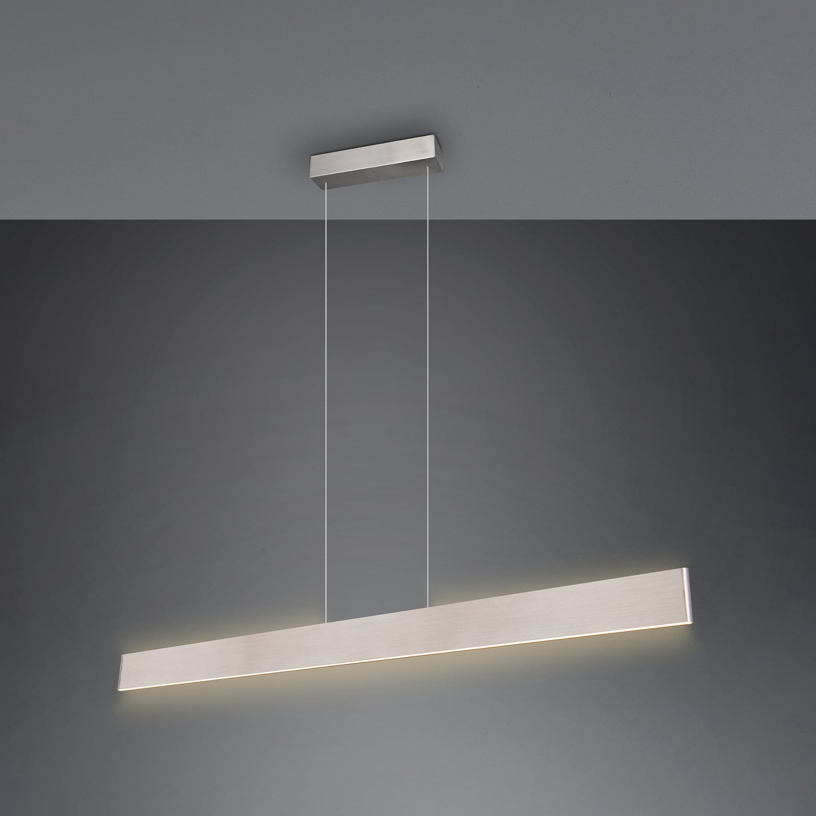 LED pendellampe Galway matt nikkel CCT dimbar detalj av metall