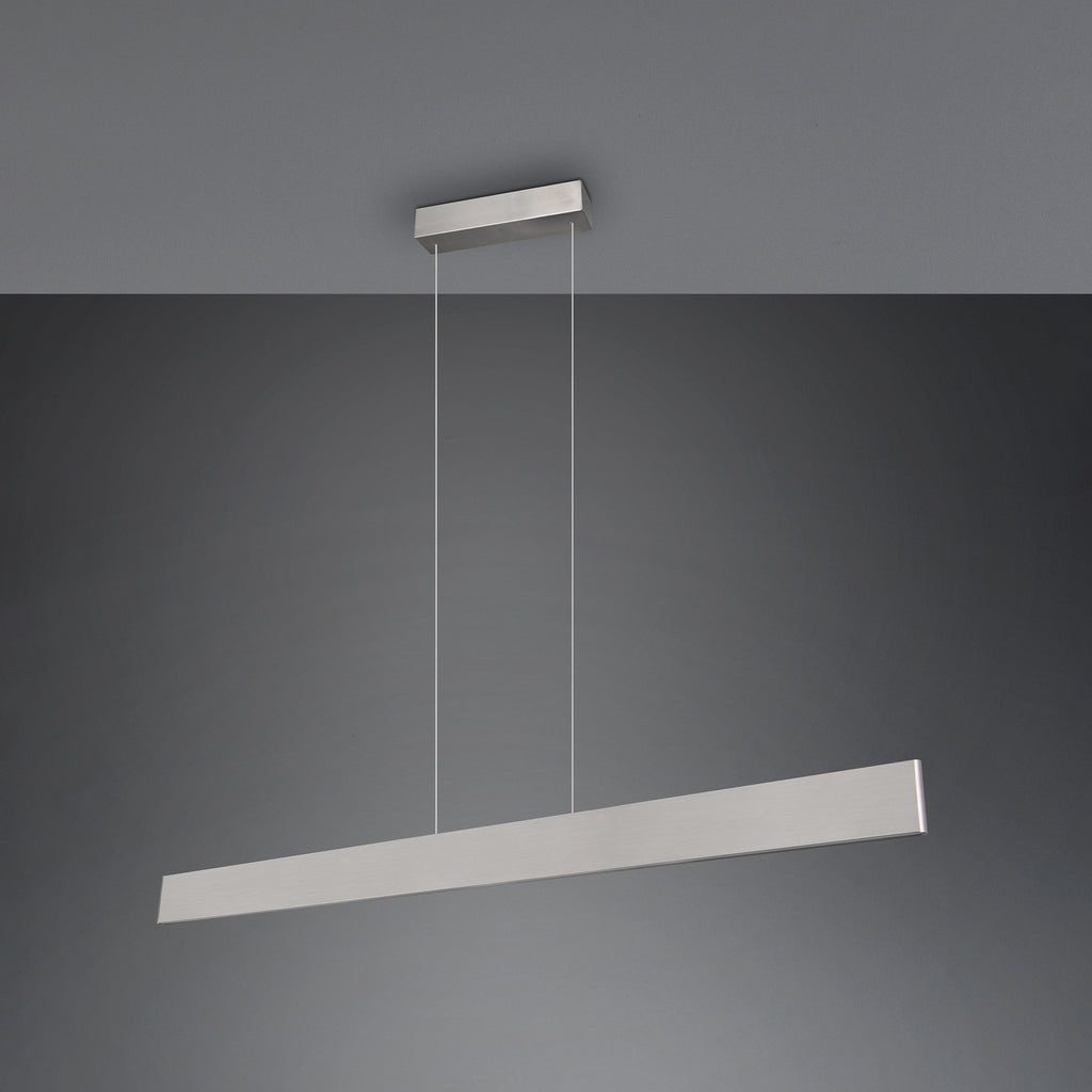 LED pendellampe Galway matt nikkel CCT dimbar montert i rom