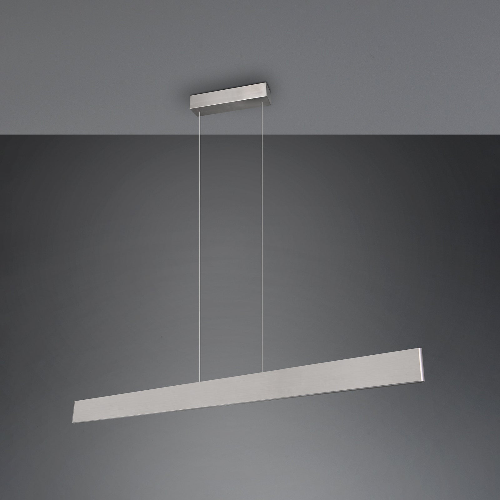 LED pendellampe Galway matt nikkel CCT dimbar montert i rom