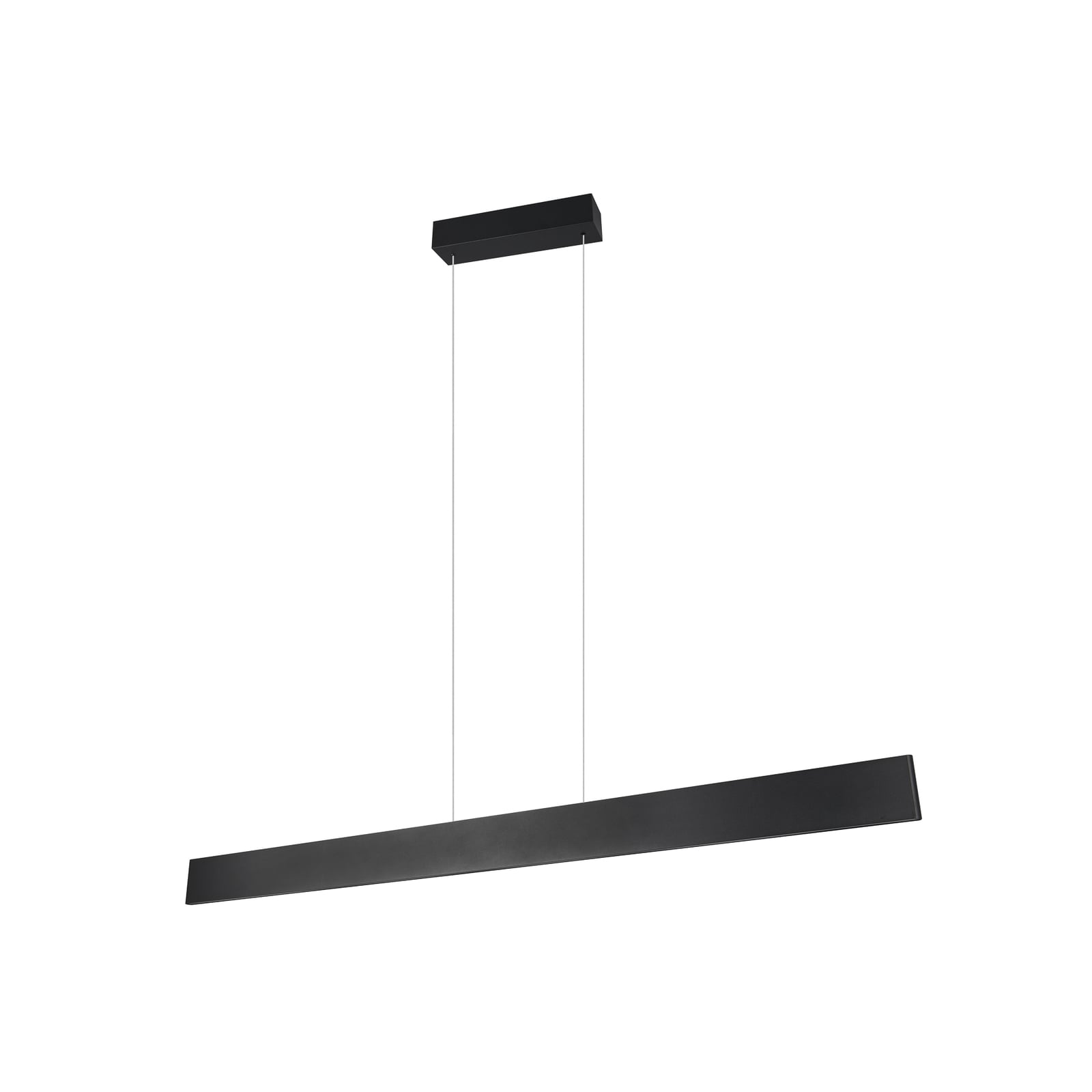LED pendellampe Galway svart matt CCT dimbar 150 cm forfra