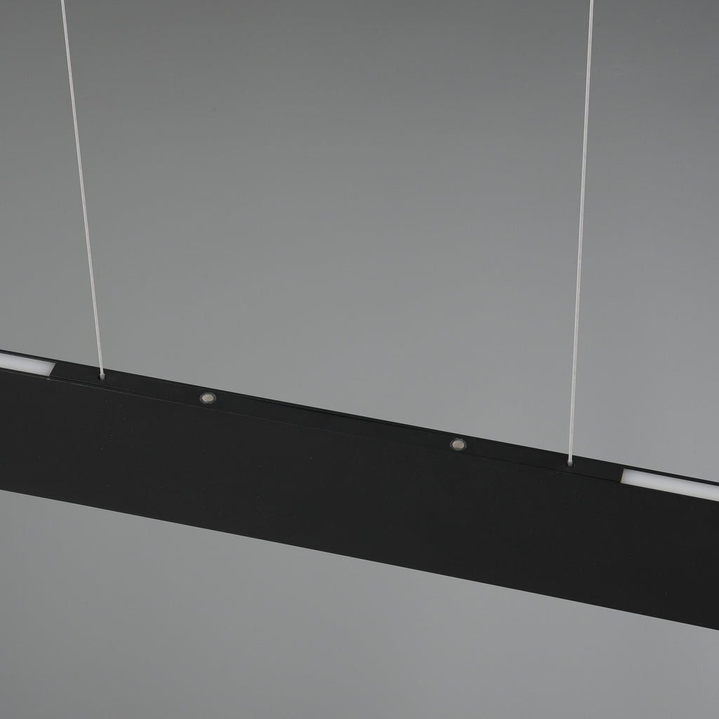 LED pendellampe Galway svart matt CCT dimbar 150 cm justerbar høyde