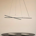 LED pendellampe Gavril dimbar svart 100 cm 40,5W forfra