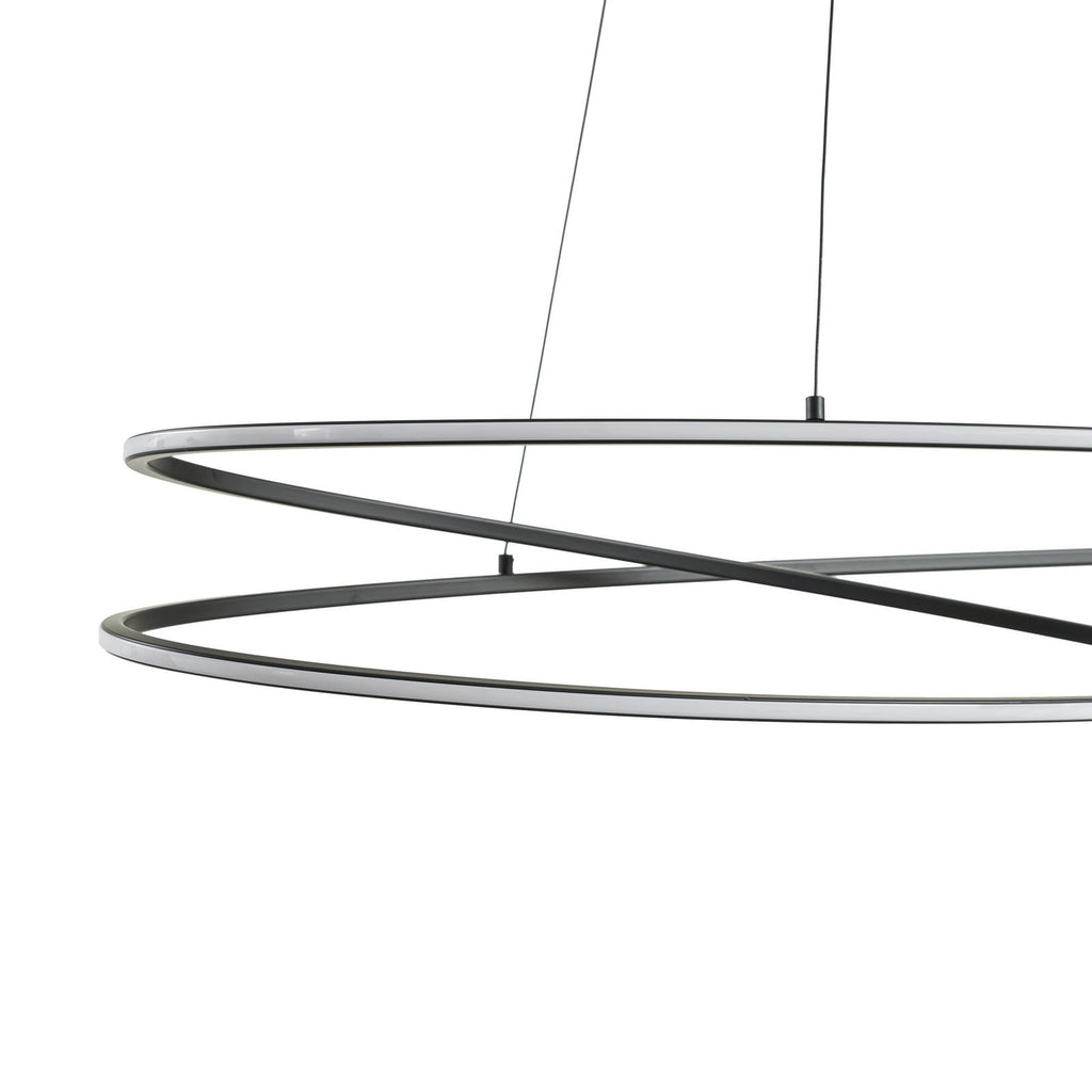 LED pendellampe Gavril dimbar svart 100 cm 40,5W sideprofil
