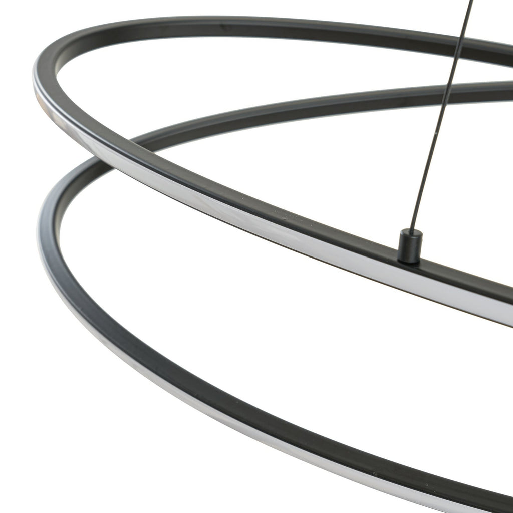 LED pendellampe Gavril dimbar svart 100 cm 40,5W med dimmerbryter