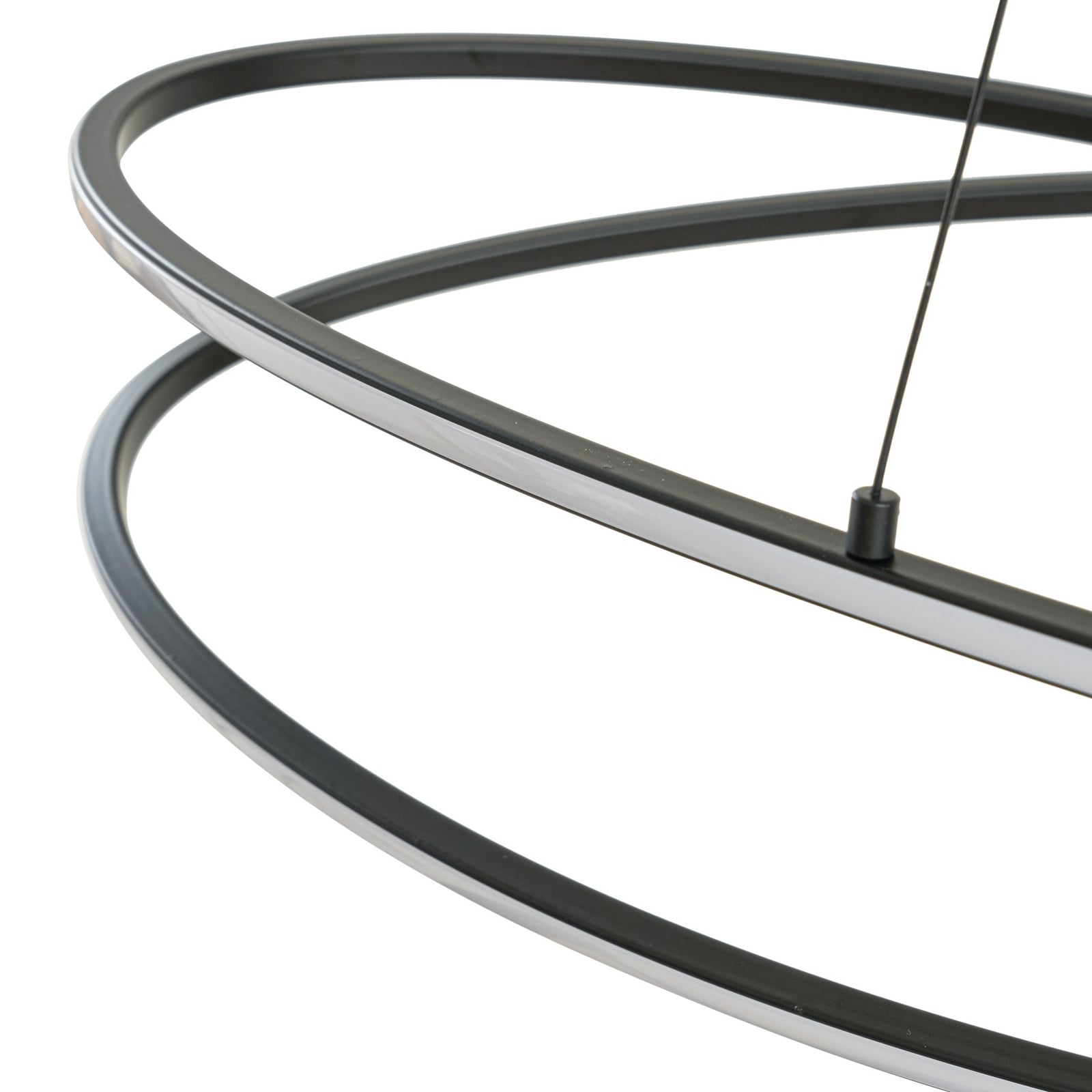 LED pendellampe Gavril dimbar svart 100 cm 40,5W med dimmerbryter