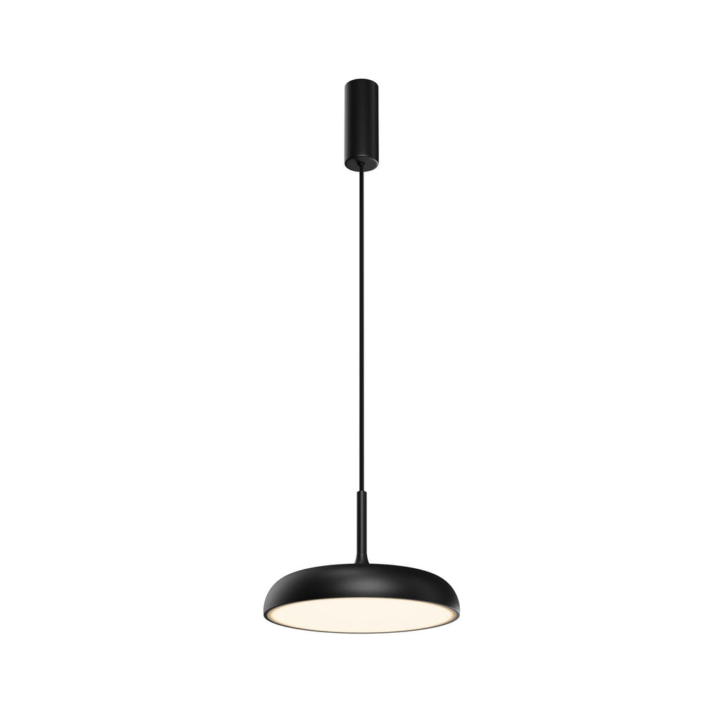 LED pendellampe Gerhard svart metall forfra