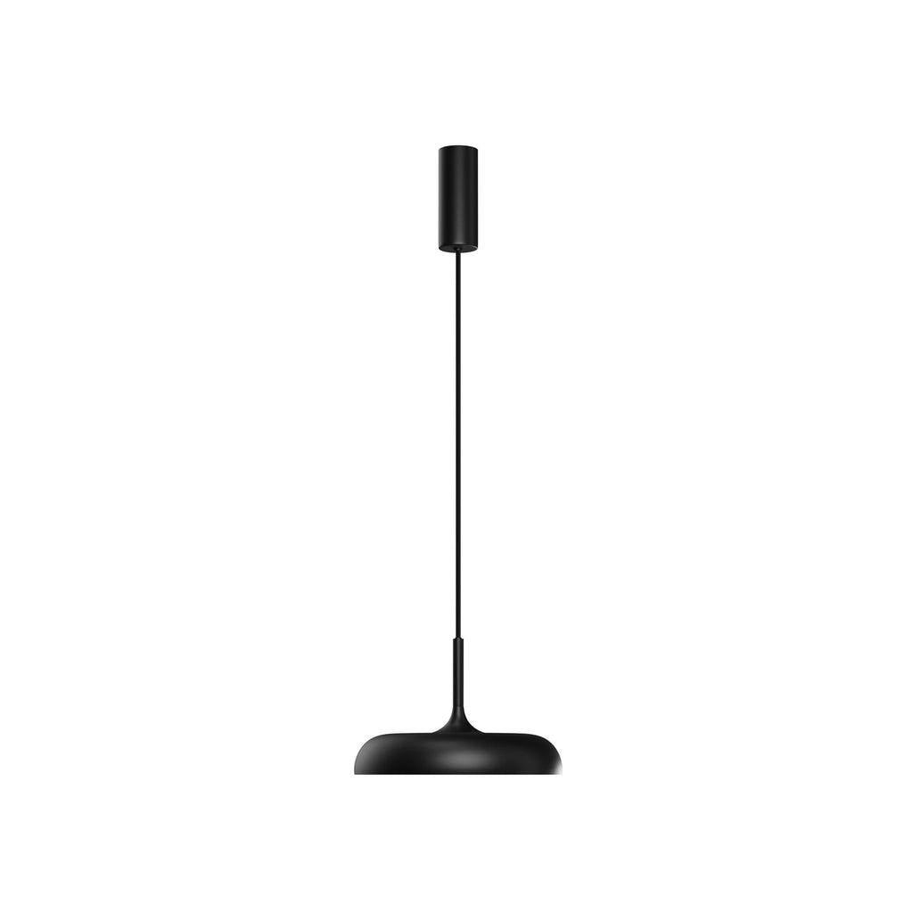 LED pendellampe Gerhard svart metall bakside