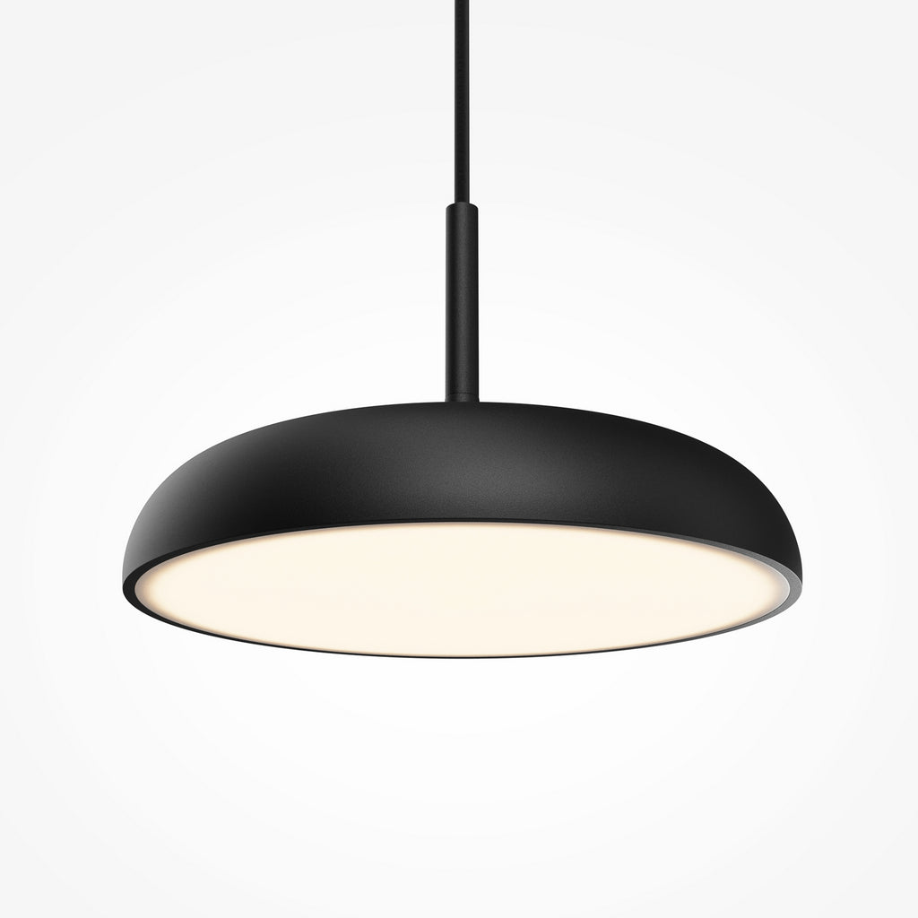 LED pendellampe Gerhard svart metall montert