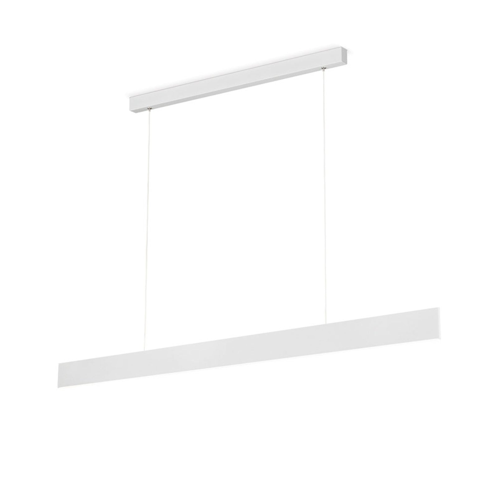 LED pendellampe Gideon opp og ned hvit 146 cm nærbilde aluminium