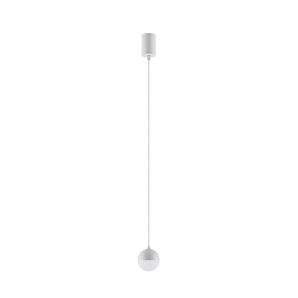 LED pendellampe Gilo PD kuleform hvit matt nærbilde