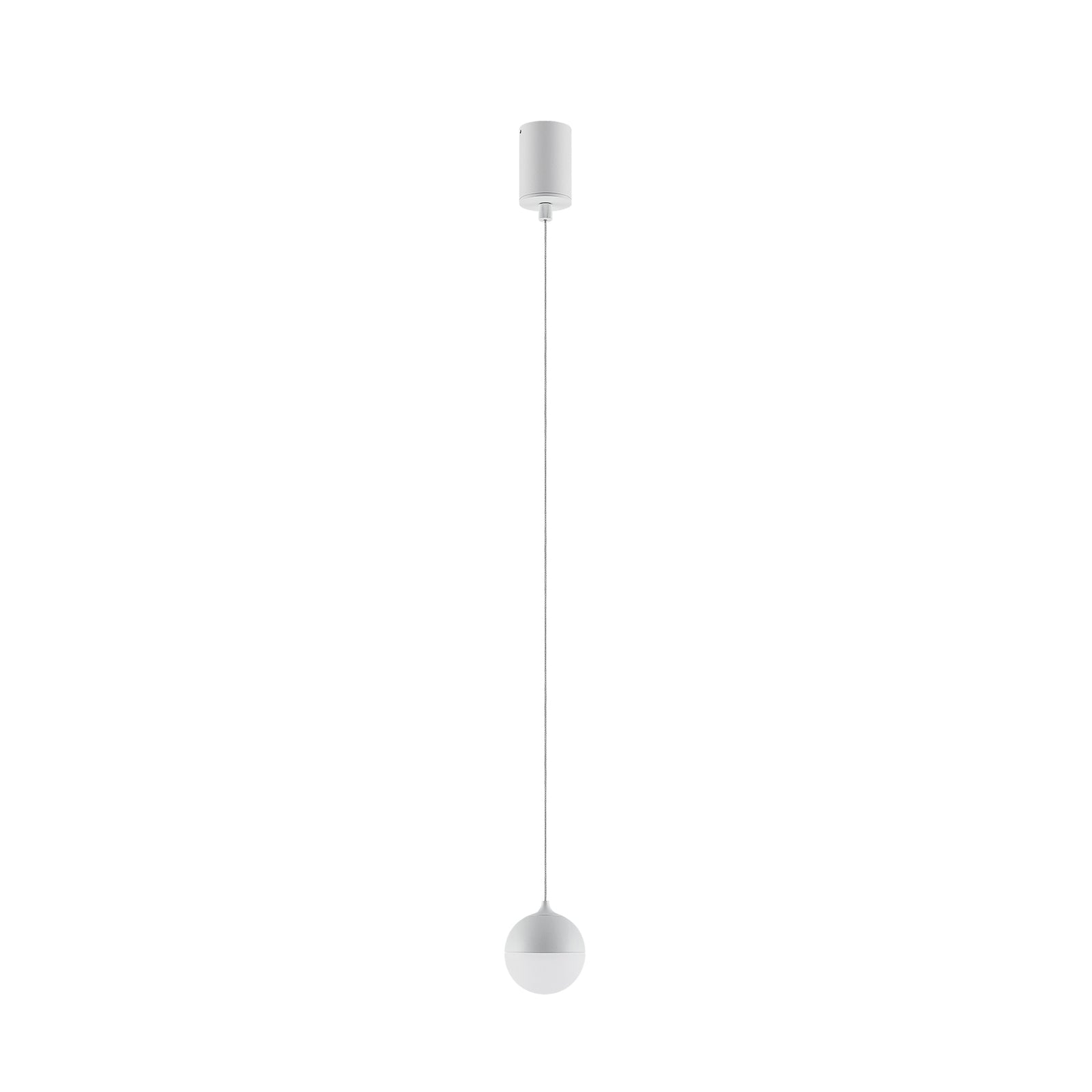 LED pendellampe Gilo PD kuleform hvit matt nærbilde