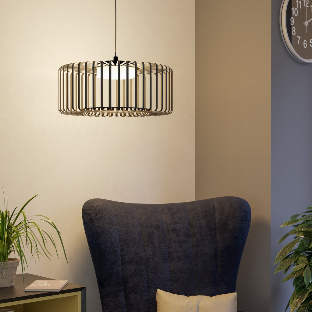 LED pendellampe Ginestrone-Z dimbar svart bakside