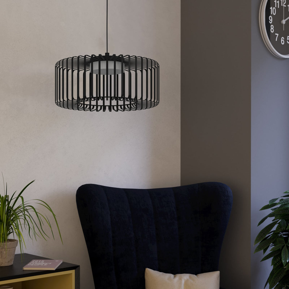 Montert LED pendellampe Ginestrone-Z dimbar svart