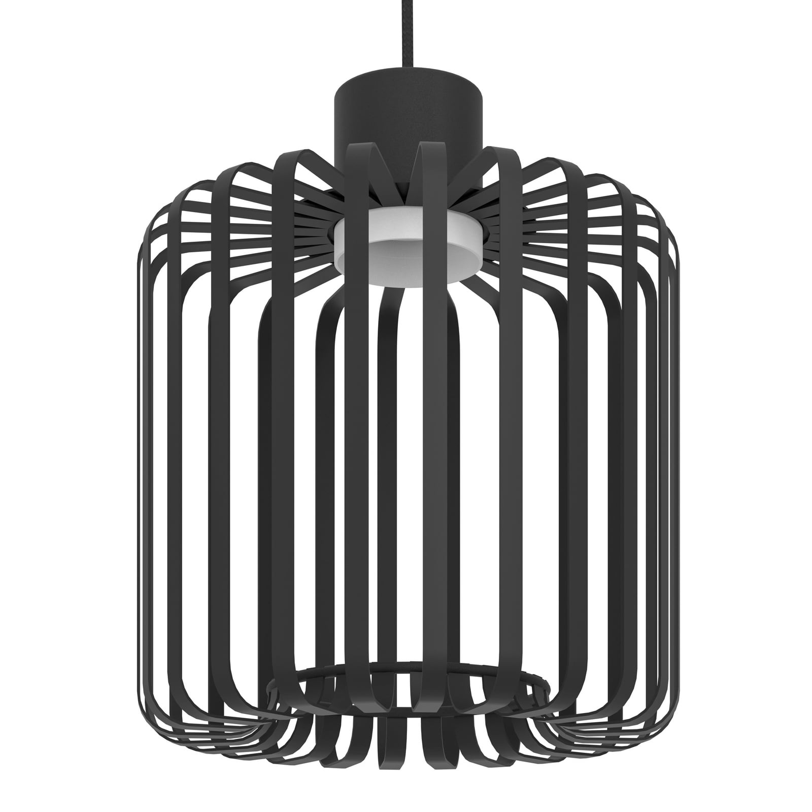 LED pendellampe Ginestrone-Z 3-lys dimbar CCT RGB svart appstyring