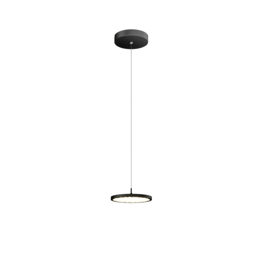 LED pendellampe Gion dimbar aluminium/svart justerbar høyde