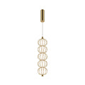 LED pendellampe Golden Cage burdesign forfra