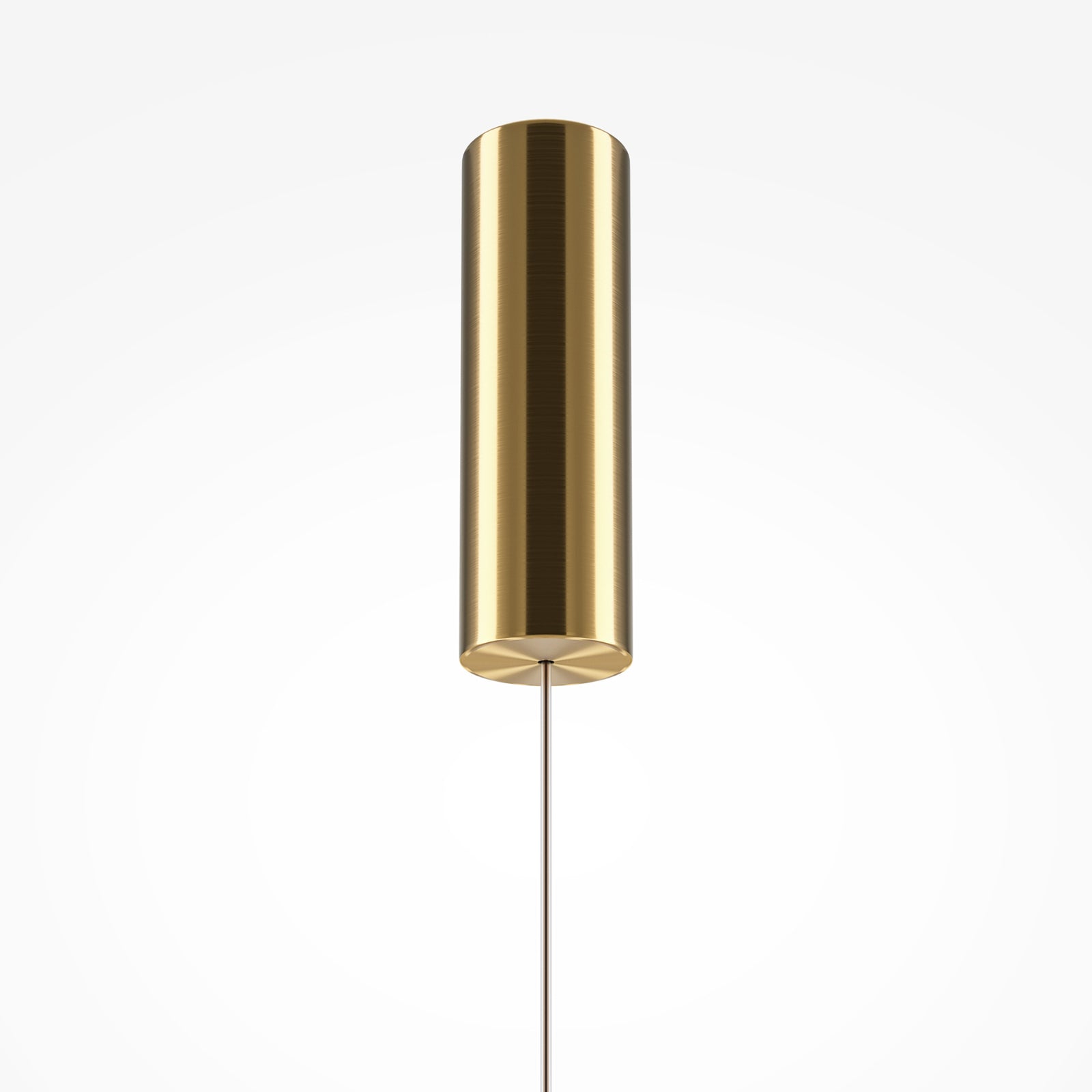 LED pendellampe Golden Cage montert i rom