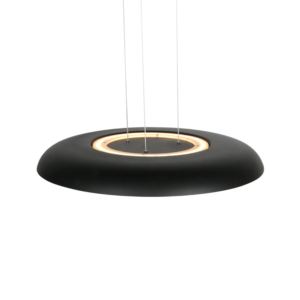 LED pendellampe Golden Veil svart/gull dimmerfunksjon detalj