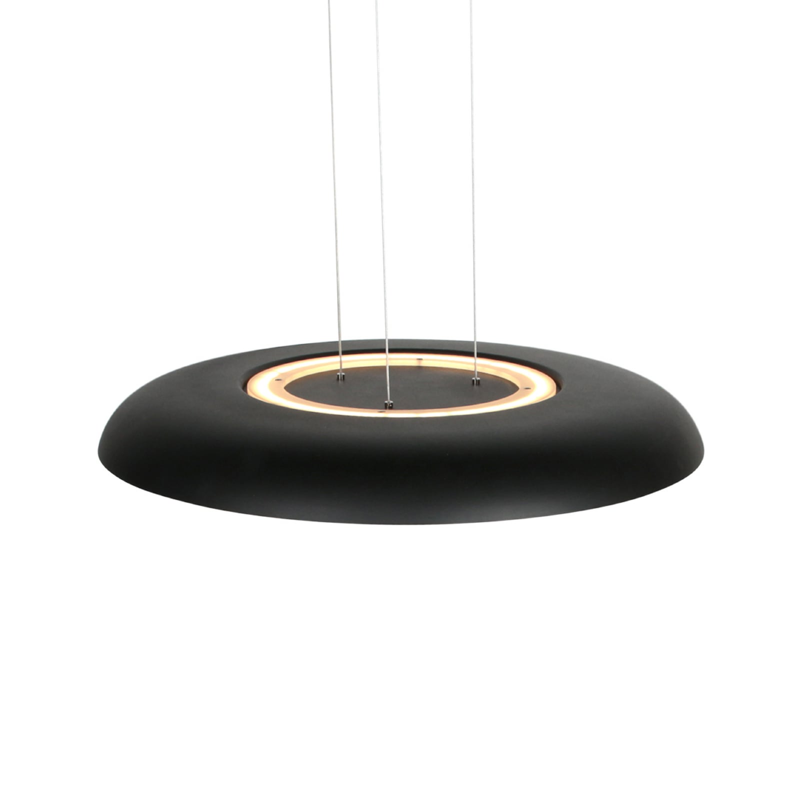 LED pendellampe Golden Veil svart/gull dimmerfunksjon detalj