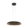 LED pendellampe Golden Veil svart/gull dimbar forfra