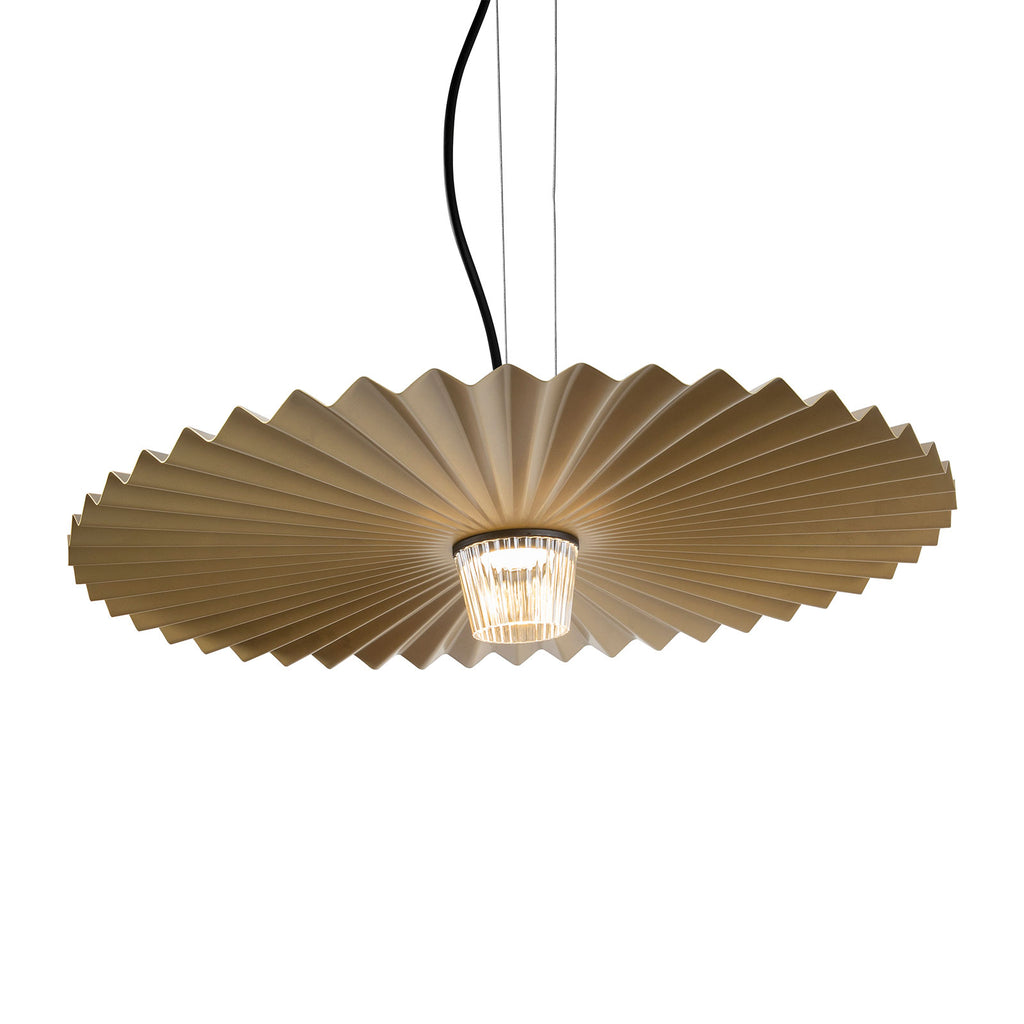 LED pendellampe Gonzaga dimbar messing forfra
