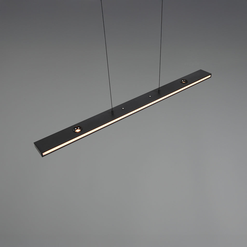 LED pendellampe Graham opp og ned dimbar CCT svart 109 cm oppheng