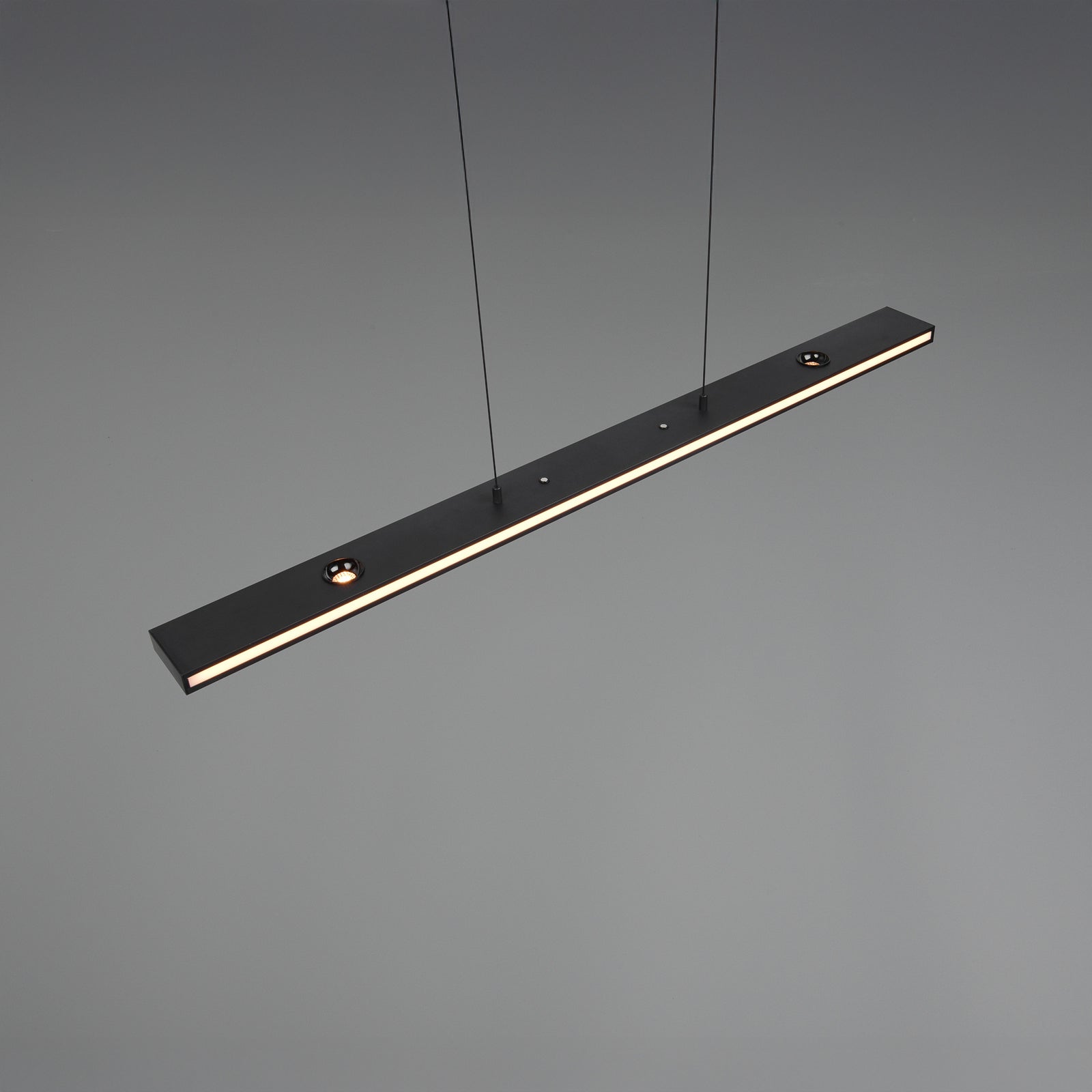 LED pendellampe Graham opp og ned dimbar CCT svart 109 cm oppheng