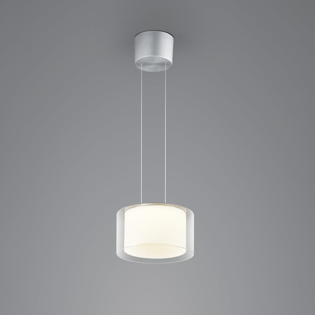LED pendellampe Grand Clear glass dimbar detalj av glasskjerm
