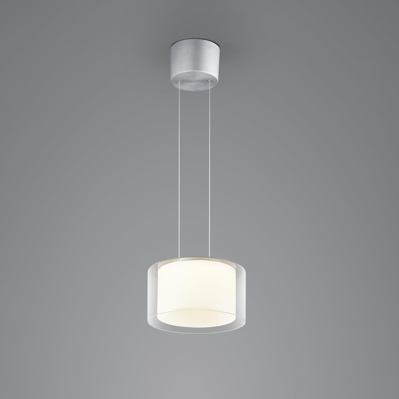 LED pendellampe Grand Clear glass dimbar detalj av glasskjerm