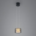 LED pendellampe Grand Groove dimbar glass røykgrå forfra