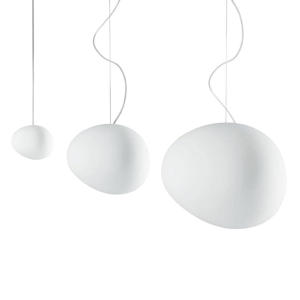 LED pendellampe Gregg media dimbar mundblåst glass 31 cm detalj av design